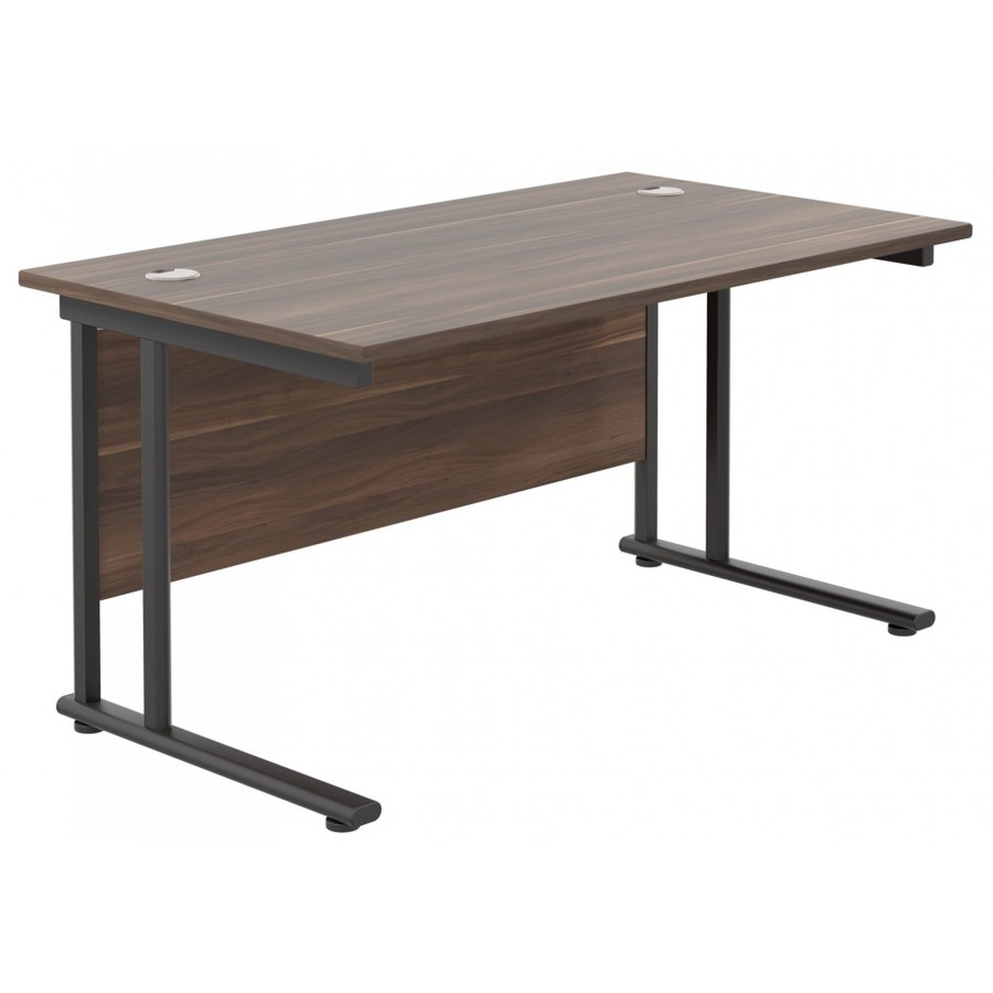 Olton Twin Cantilever  800mm Deep Straight Office Desk